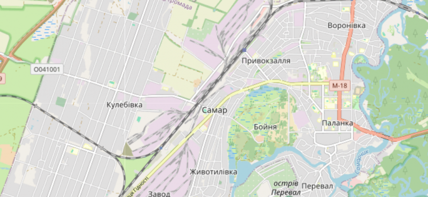 Мапа міста Самар