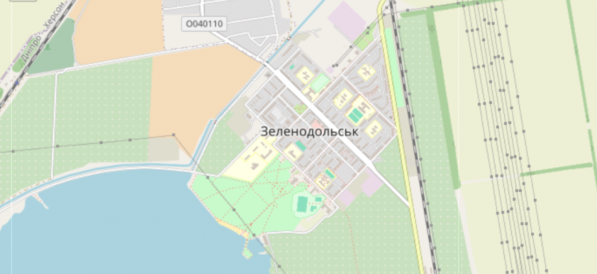 Мапа міста Зеленодольськ