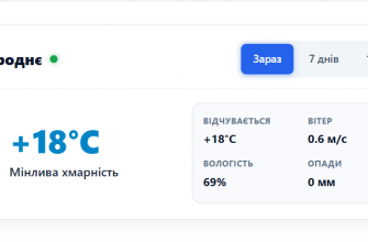 Погода у місті Підгороднє